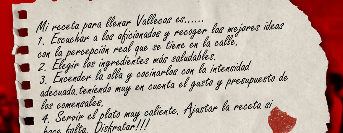 Las recetas de la afición para llenar Vallecas