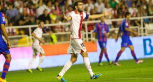 Trashorras, MVP del partido contra el Levante