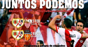 El Rayo se acerca a las 3.000 entradas vendidas para el partido contra el Sevilla