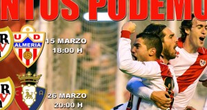 El Rayo reactiva el “Juntos podemos” para los partidos contra Almería y Osasuna